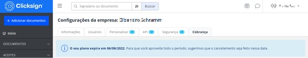 confirmação