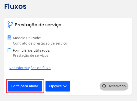 edite para ativar