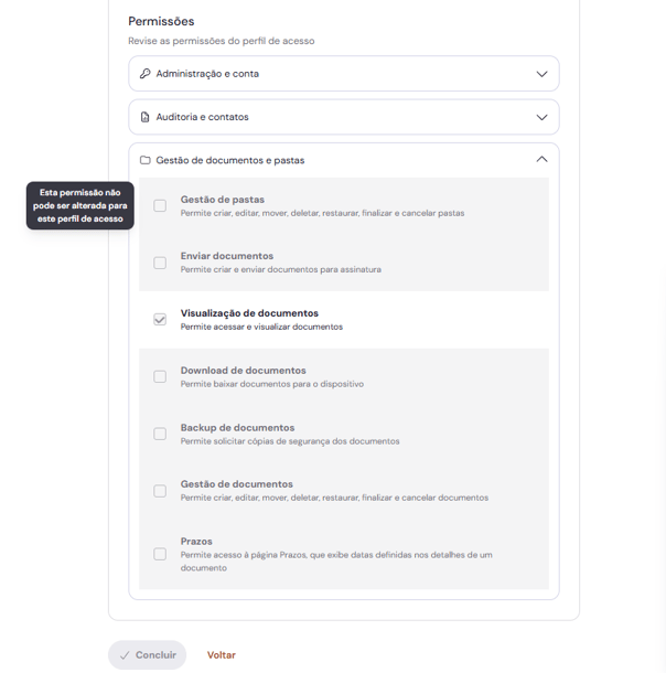 permissoes